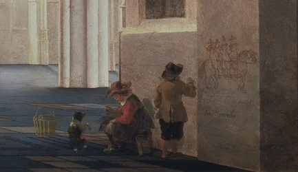 Das Innere der Buurkerk in Utrecht, 1644
